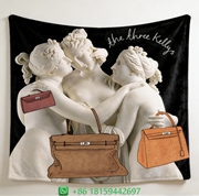 Hermes Throw Blankets